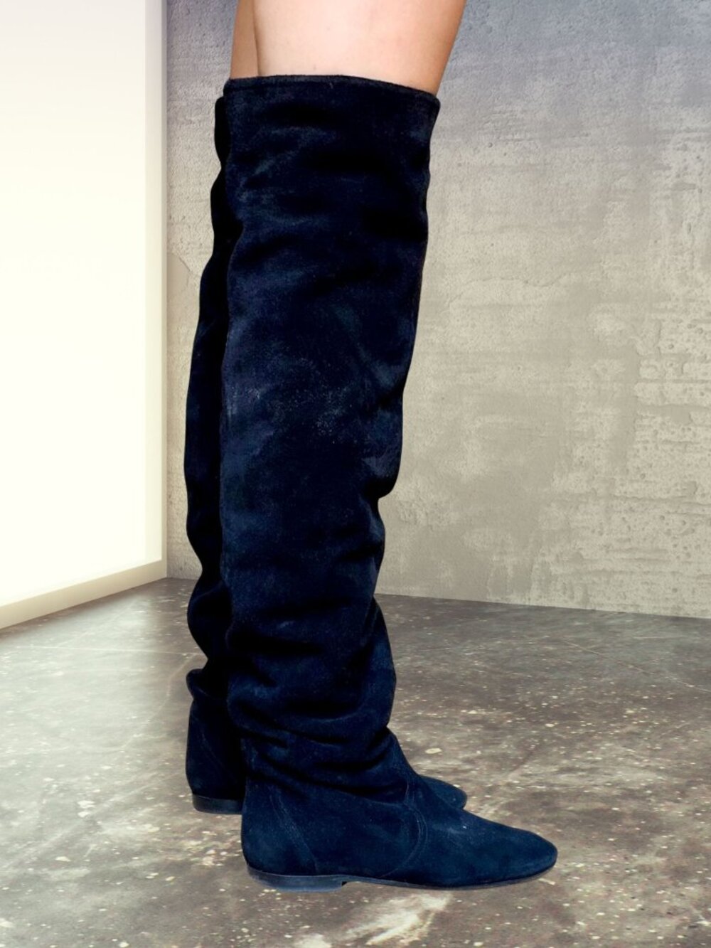 Isabel Marant over-the-knee suede slouch boots - Picture 7 of 10
